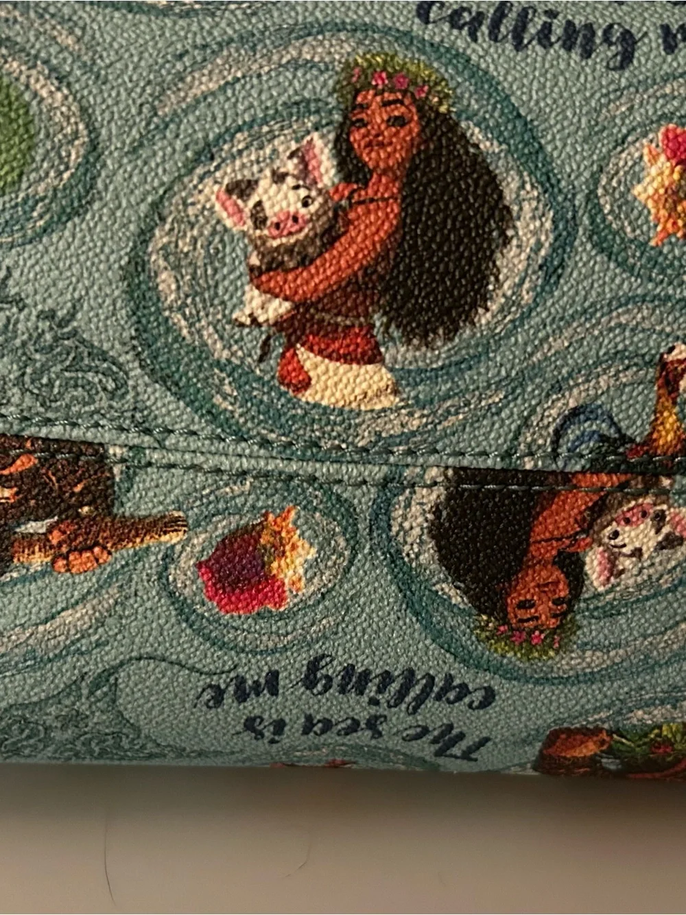 Disney Moana Dooney & Bourke Barrel Satchel Crossbody Purse NWT